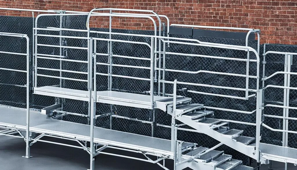 Safe & Durable Scaffolding Work Platforms 1 Adjustable Work Platforms