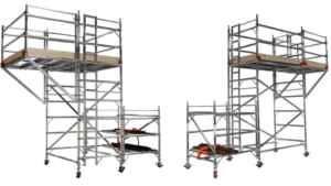 Mobile Scaffolding With Cantilever Scaffolding