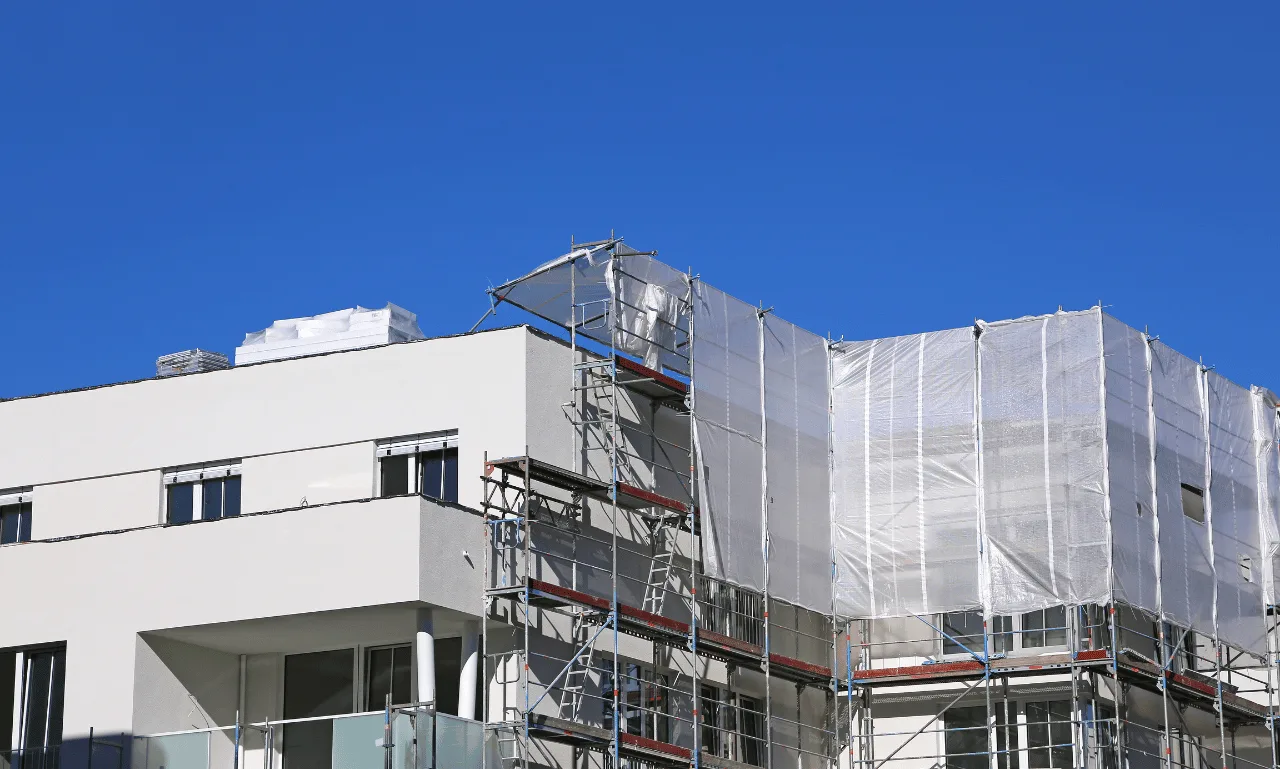 Roof Edge Protection Scaffolding