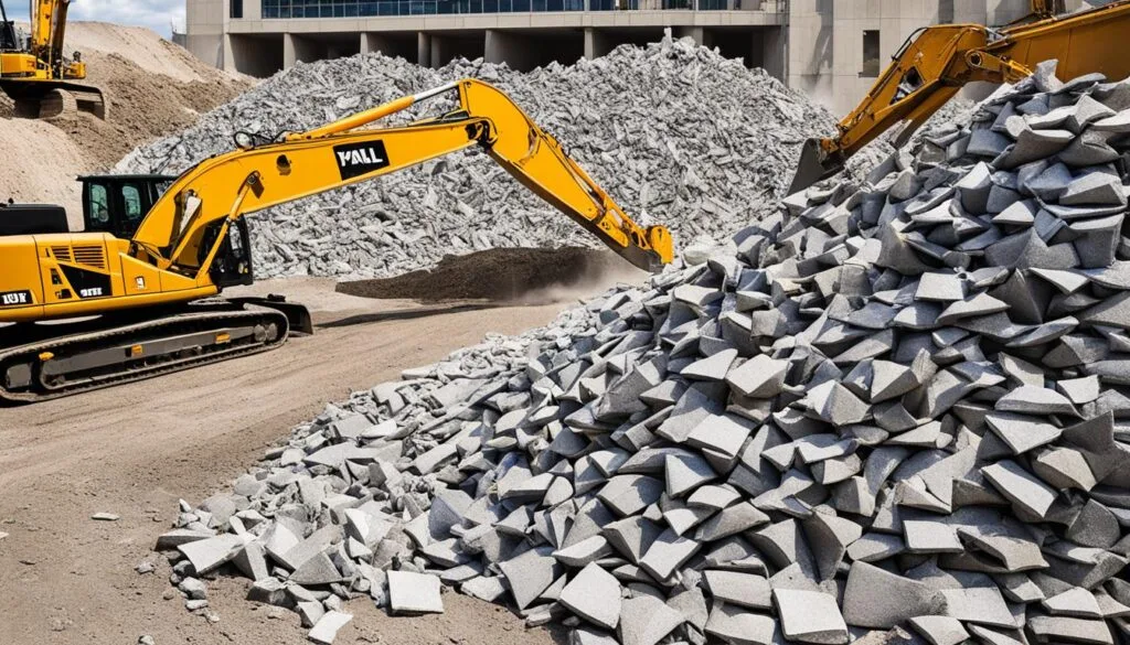 construction debris chute