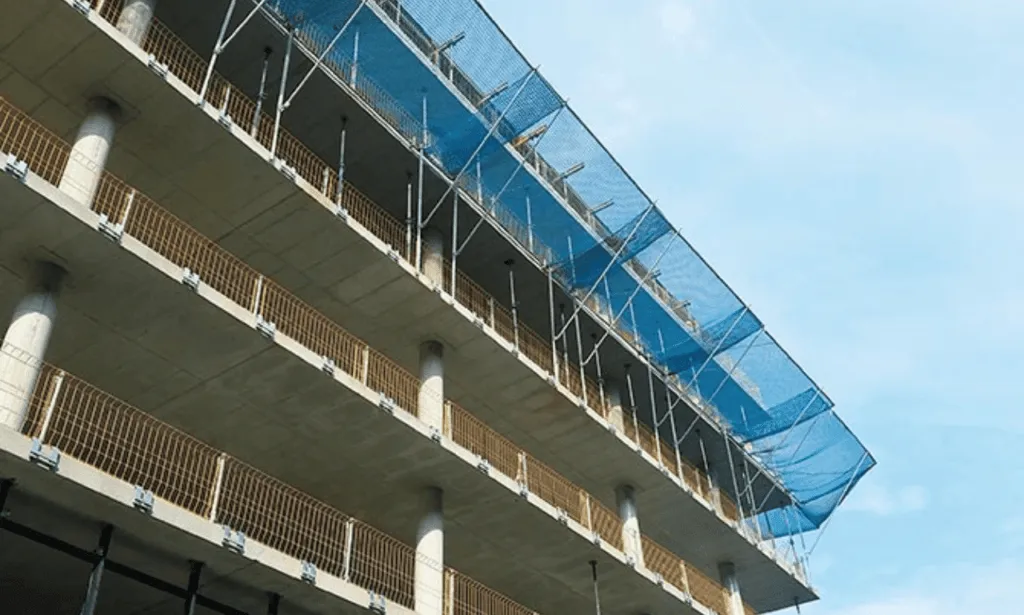Protective Fan Decks for Scaffolding Safety 2 Construction Site Safety with Fan Decks