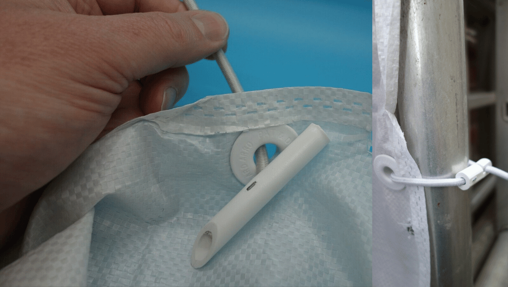 Elastic Bungee Toggle Tie Down Shock Cord Scaffold Sheeting Netting Tarpaulin