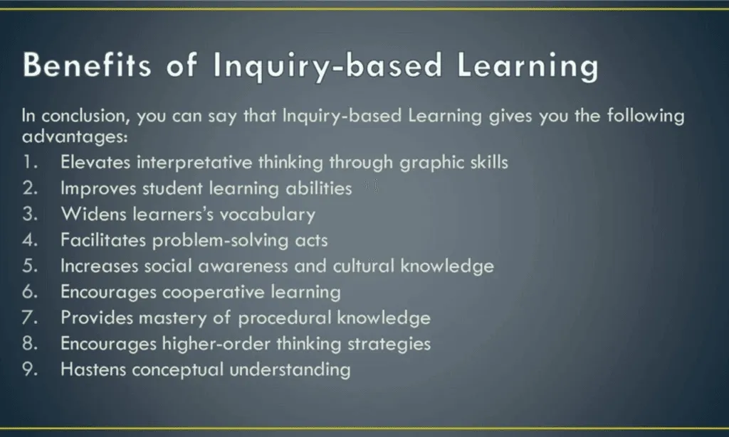 Inquiry-Based Learning Benefits