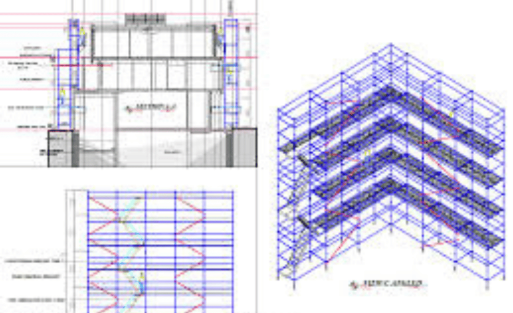 Scaffold Elevation Drawings