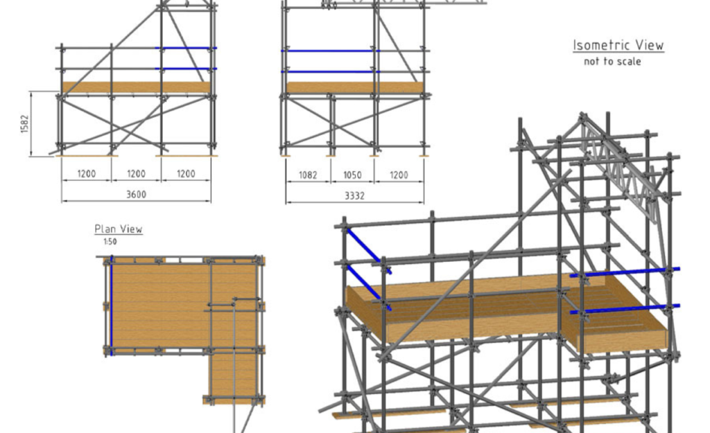 Scaffold Elevation Drawings 3