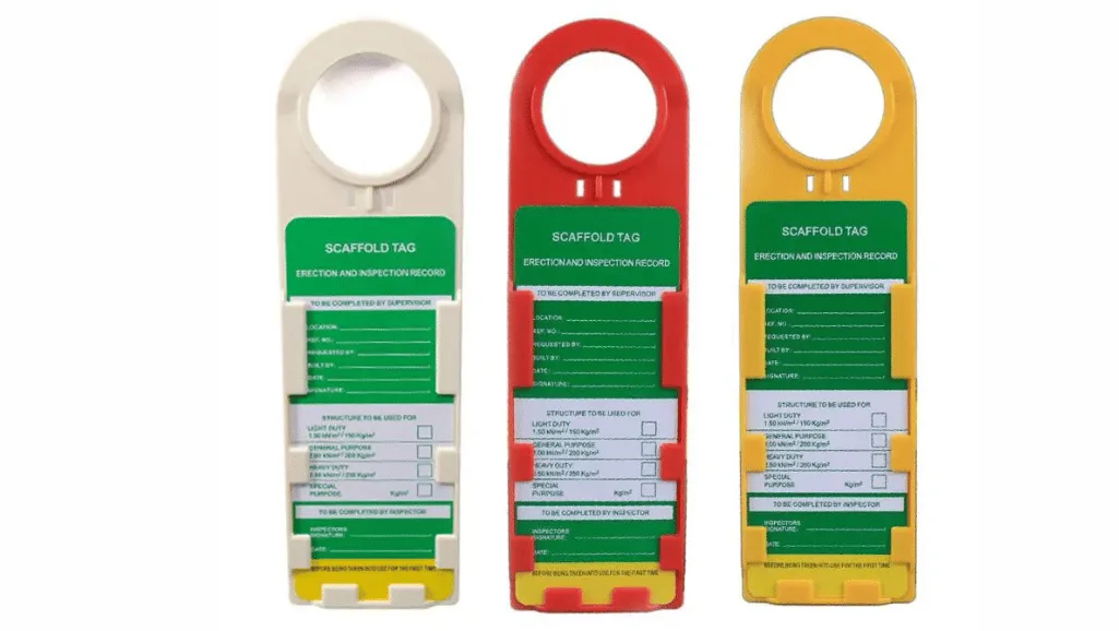 Scaffold Inspection Tags: Ensure Site Safety 3 Scaffold Inspection Tags