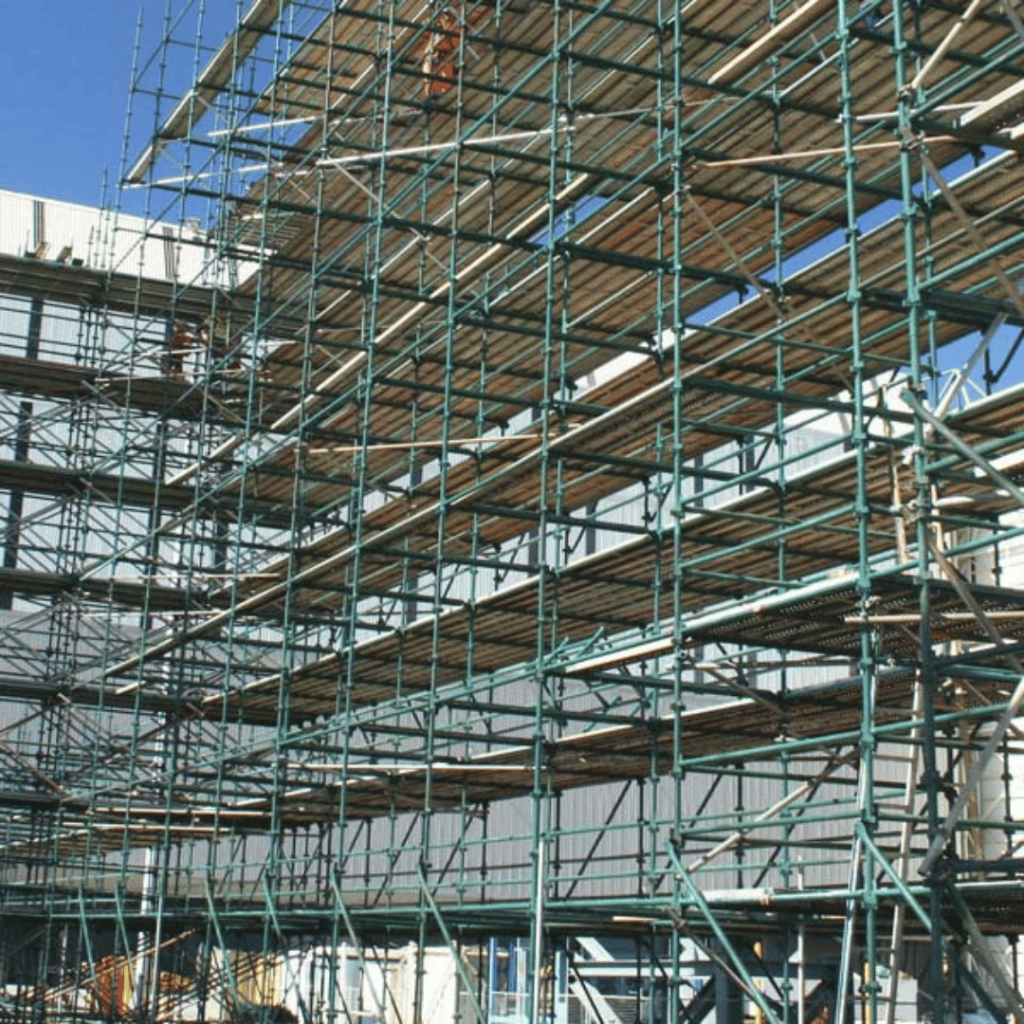 Kwikstage scaffolding in construction projects