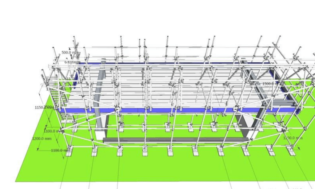 Measurement and Design of Birdcage Scaffold