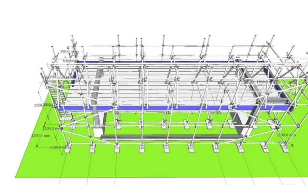 Essential Guide to Birdcage Scaffolding Safety 3 Measurement and Design of Birdcage Scaffold