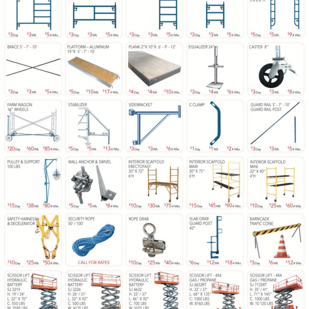 Scaffolding Equipment