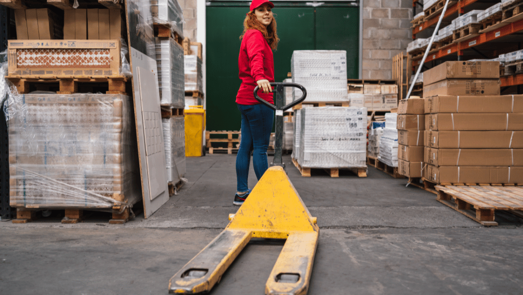 Pallet jacks improving warehouse productivity