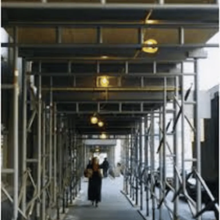 Pedestrian Walkway Scaffolding Safety & Setup 9 Pedestrian Walkway Scaffolding