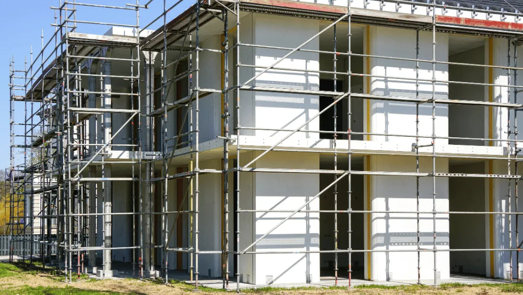 Prefabricated Components in Construction scaffold 