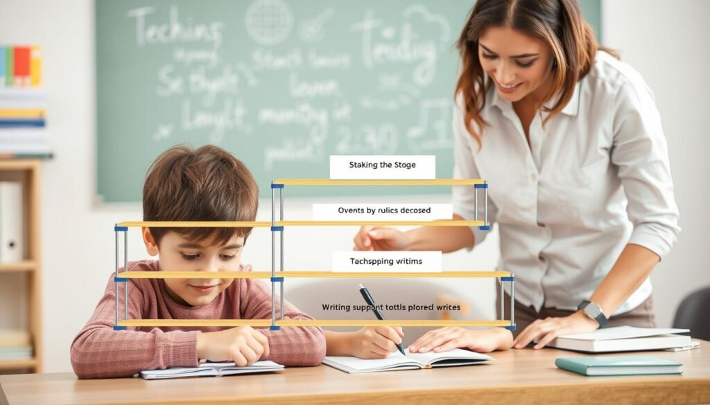 Scaffolding strategies in writing