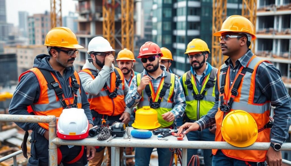 Worker safety equipment training