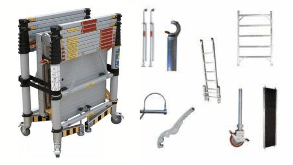 Aluminum folding scaffolds safety considerations