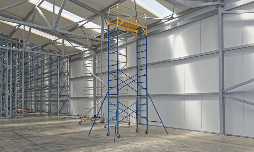 Exploring the Mobility of Scaffold Towers The Rolling Scaffold Solution