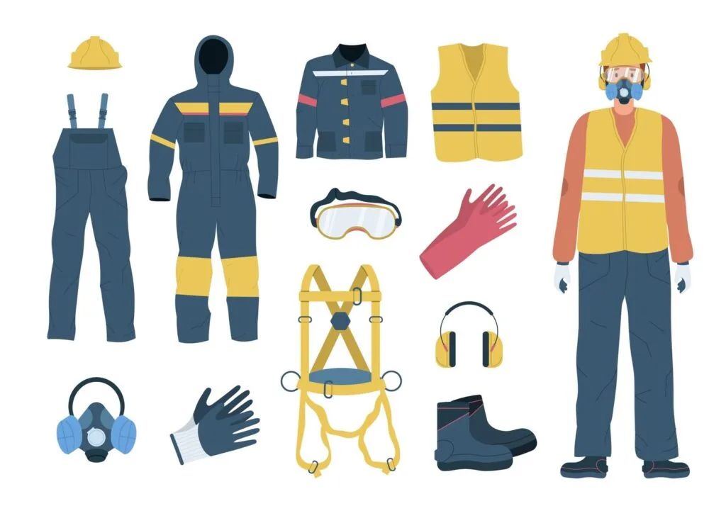 Essential Scaffold PPE for Maximum Safety: A Comprehensive Guide 3 Close-up of eye protection gear and ear protection equipment.